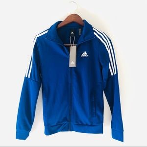 NWT Adidas Royal Blue Running Jacket - Size XS